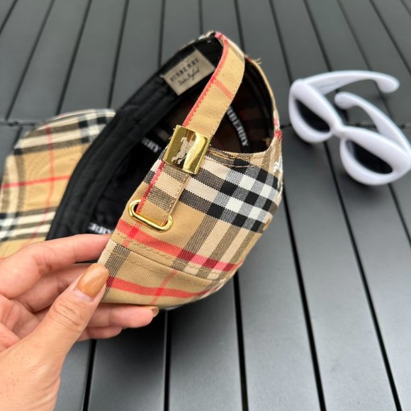 2023 BURBERRY Burberry's new simple fashion baseball Cap - Picture 9 of 9